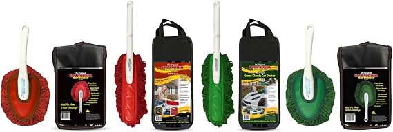 California Car Duster Detailing Combo Kit 2-Pack Bundle with Plastic Handles 64455