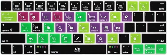 HRH Silicone Keyboard Cover for MacBook Pro 1315with Touch Bar Touch ID
