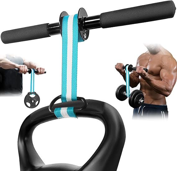 Wrist Forearm Roller Strengthener Exerciser: Forearm Blaster Forearm Roller Grip Strength Training with Anti-Slip Handles