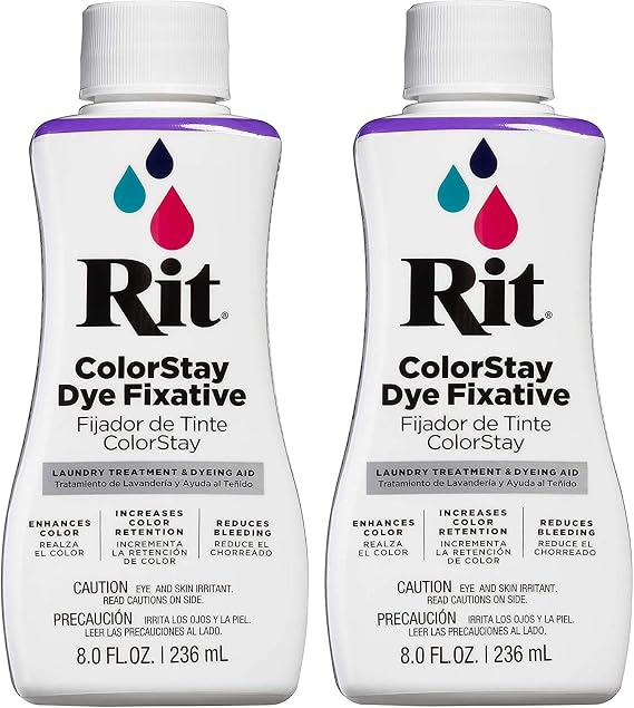 Rit Dye RIT COLORSTAY, 8 fl oz, Dye Fixative (2-Pack)