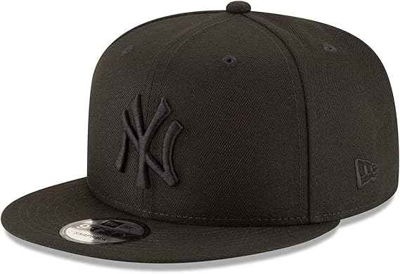 New Era MLB 9FIFTY Adjustable Snapback Hat Cap One Size Fits All (New York Yankees Black)