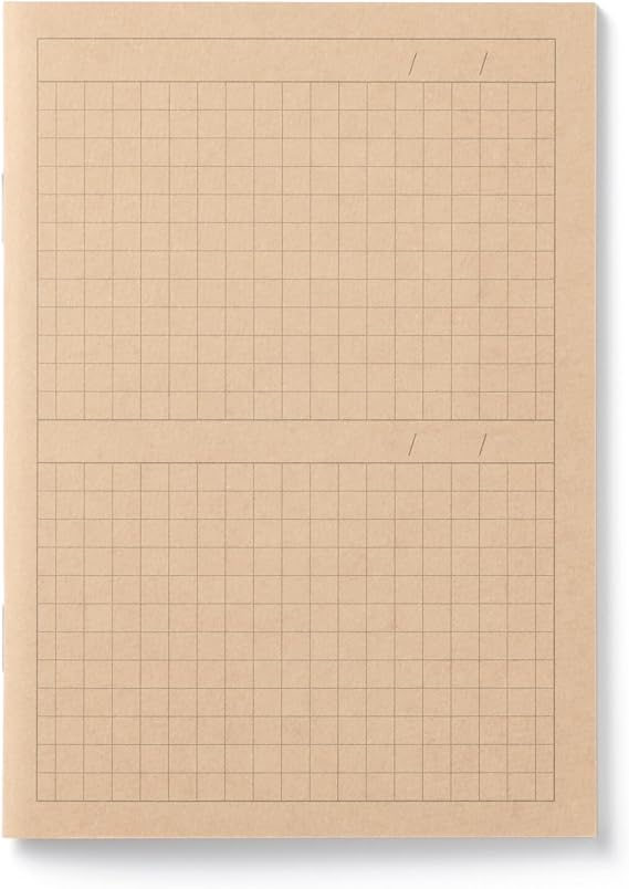 MUJI 84925290 Notebook, 2 Panels, A6/32 Sheets