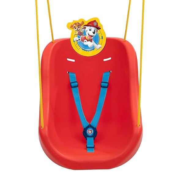 Nick Jr. PAW Patrol 2-in-1 Outdoor Swing by Delta Children for Babies and Toddlers Full Bucket Seat
