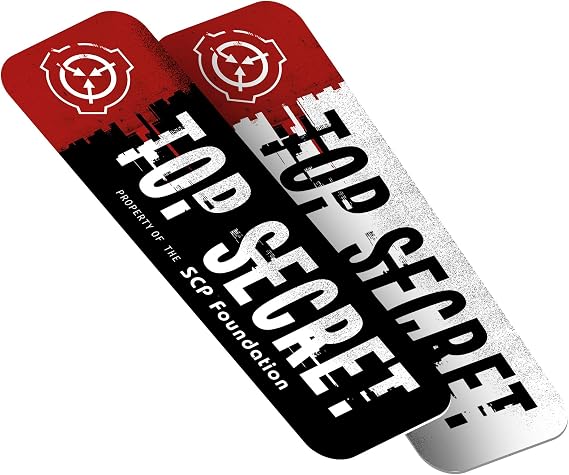 SCP Foundation TOP Secret Bookmark