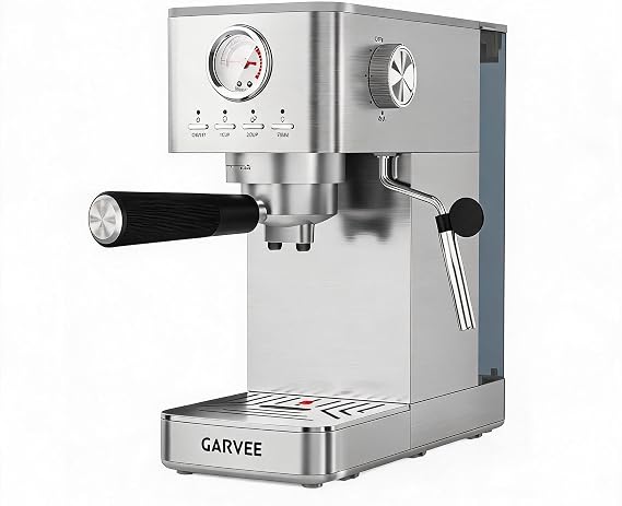 Bean-to-Cup Strong Italian Style Coffee Machine with Steam Milk Frother