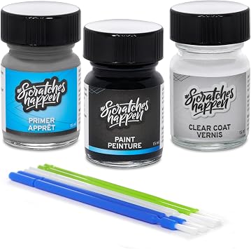 ScratchesHappen Exact-Match Touch Up Paint Kit - Mystique Green (029/MZ/S27734A) for Harley-Davidson - Preferred (Paint + Clear Coat + Primer)