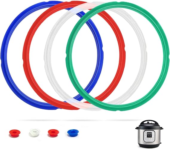 Sealing Ring for Instant Pot With Float Valve Caps 8Qt 4 Pack