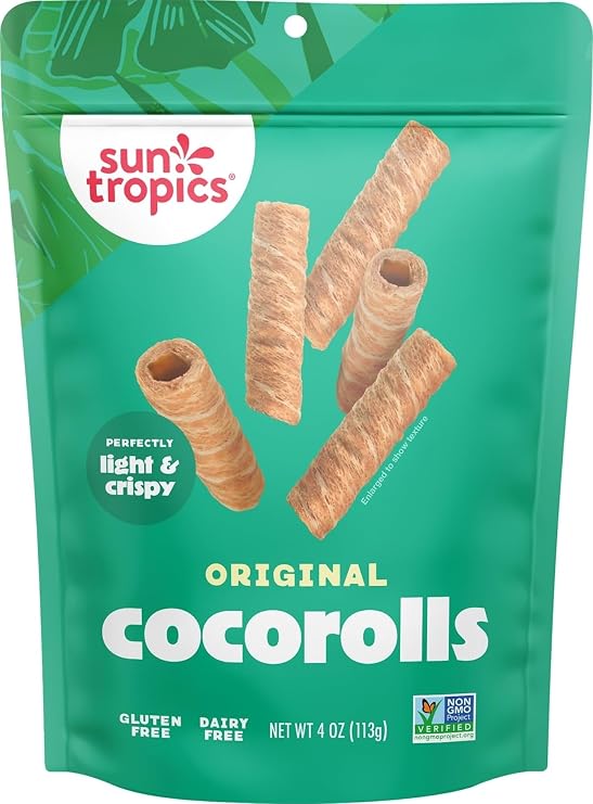 Sun Tropics, Coco Rolls Original, 4 Ounce