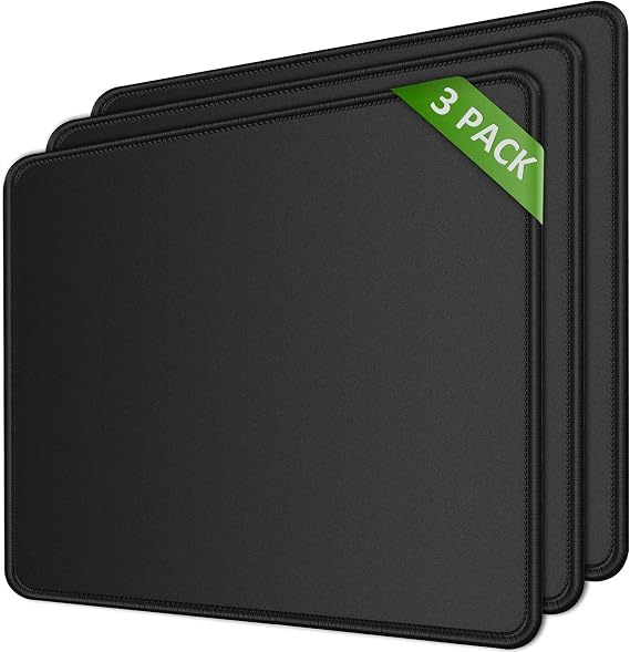MROCO Office Mouse Pad 3 Pack & Ergonomic Mouse Pad Bundle