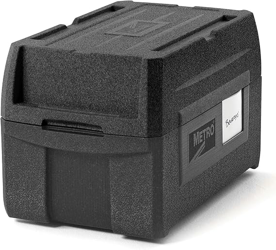 Metro Mightylite ML180XL Top Load Insulated Food Carrier - Professional-Grade Multipurpose Pan Carrier, Insulated Cooler and Food Warmer with Extra Capacity Lid - 45 qt or 5 Pan Capacity