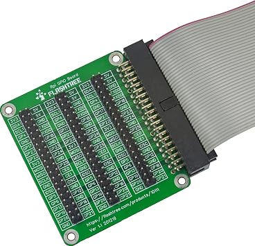 whiteeeen Rpi GPIO Breakout Board for Raspberry pi 2 3 4 5 400 Zero with Female to Female Cable