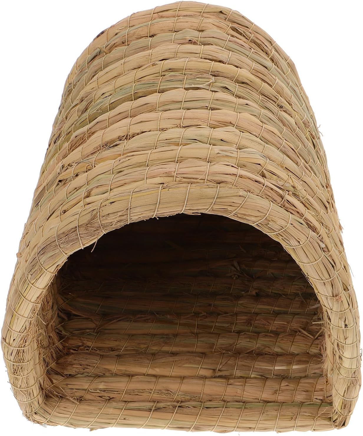 Semienclosed Woven Nest Chicken Sleep Nest Hamster Coop Bed Cozy and Secure Low-maintenance Green Suitable for Backyard and Farm