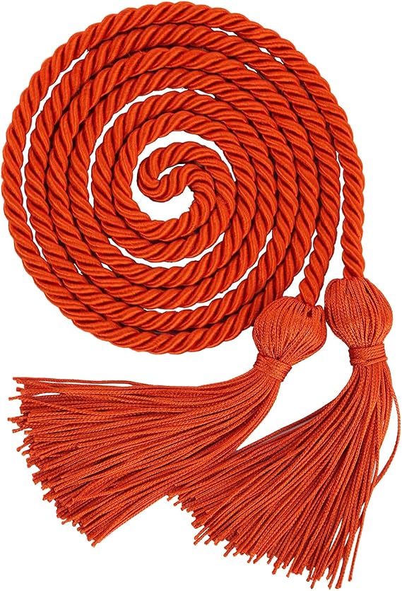 OSBO GradSeason Graduation Honor Cord 68" Long (Dark Orange)