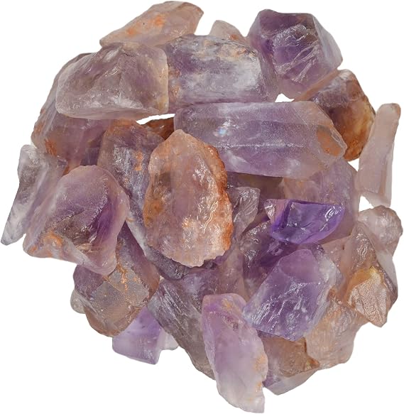 Fantasia Materials: 3 lb of Ametrine Medium Rough Stones from Bolivia