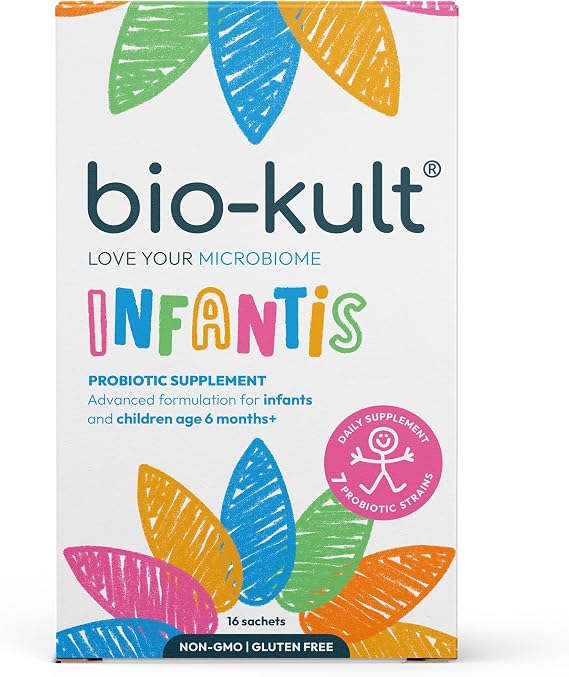 Bio-Kult Infantis | 7 Strains | Baby & Toddler Daily Digestive Support | Gut-Friendly Probiotics | 16 Sachets