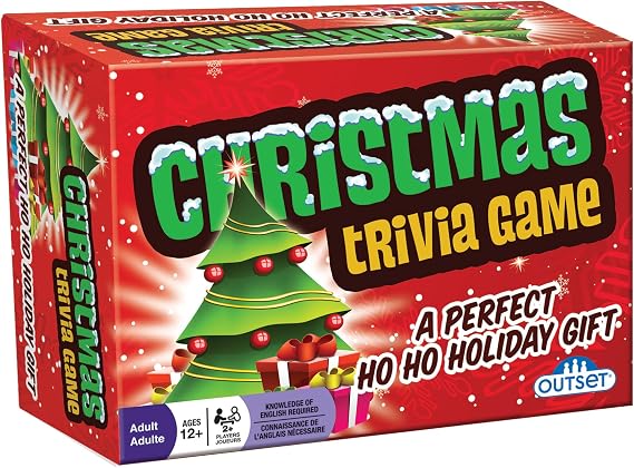 Christmas Trivia Game - a Perfect Ho-Ho Contains Over 200 Cards - Great Party Game for Ages 12 and up by Outset