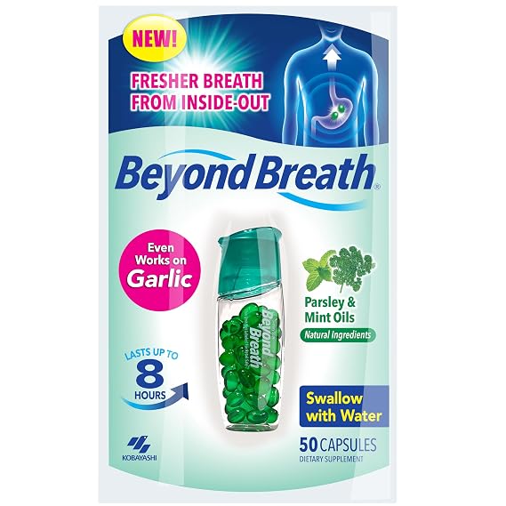 Beyond Breath, Breath Freshening Capsules, Freshens from Source, 50 Count