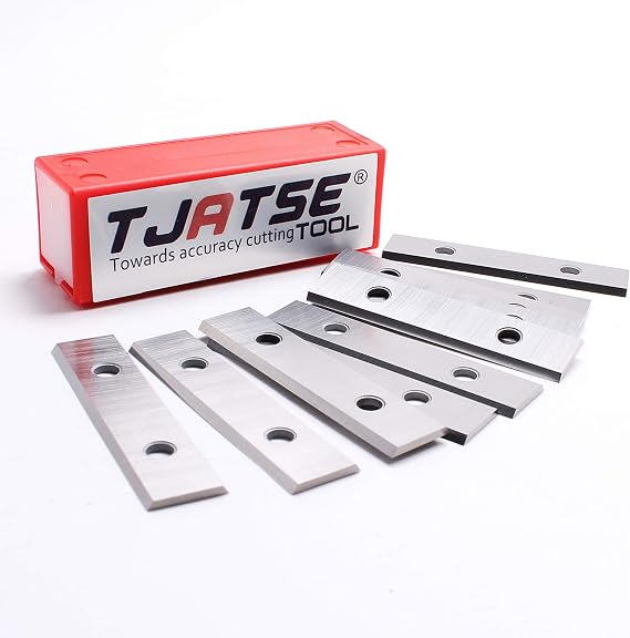 TJATSE 2" Carbide Scraper Blades 10 pcs Double-Edged Reversible Heavy Duty Replacement Blades to Remove Paint, Varnish, Wood, Glue, Fit for TJATSE,Oneida Air,Warner100X Scraper