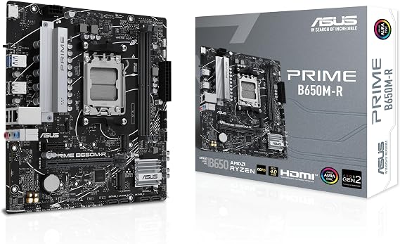 Asus Prime B650M-R AMD B650 AM5 Soket DDR5 7200+(OC) MHz mATX Anakart