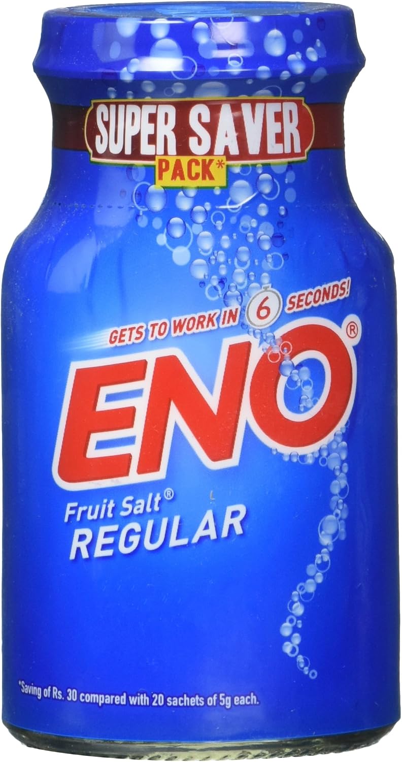 ENO Fruit Salt Sparkling Antacid Original 100g Regular, 3 Pack