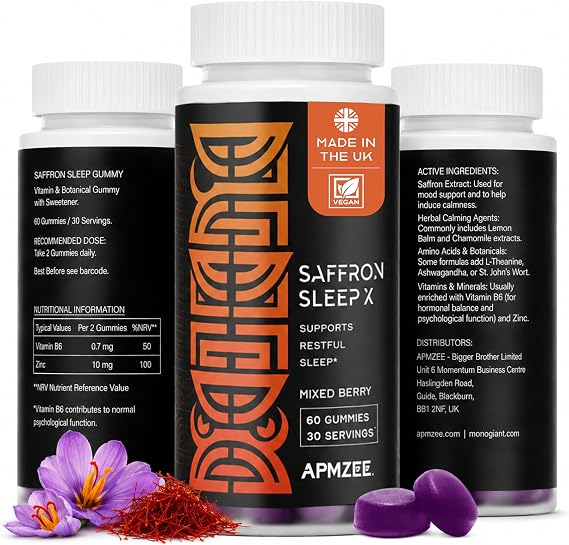 Sleep Gummies for Adults – Natural, Vegan & Sugar Free Pack of 60