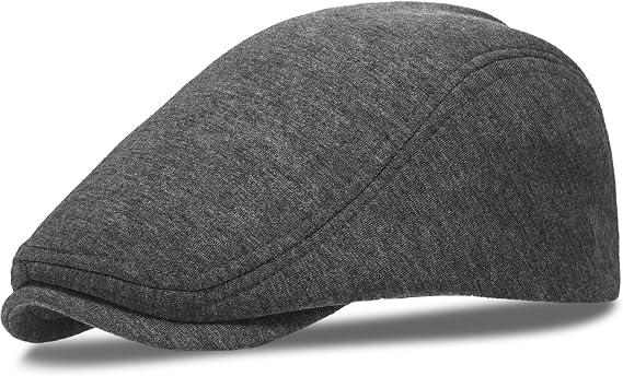 Men's Vintage Flat Cap Adjustable Cotton Newsboy Hat
