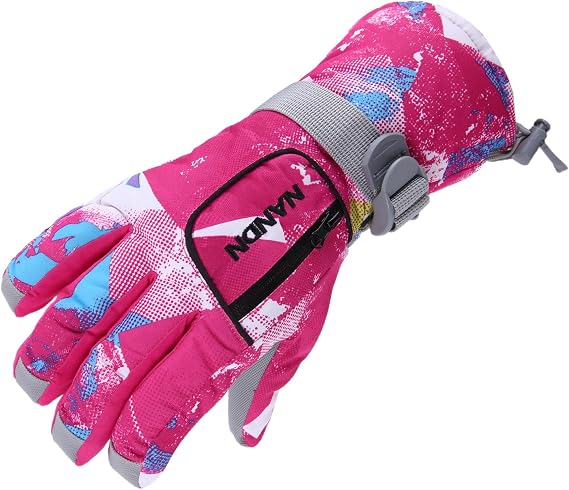 Unisex Snowboard/Ski Gloves Windproof Waterproof Warmth Gloves for Winter Outdoor Skiing Snowboarding