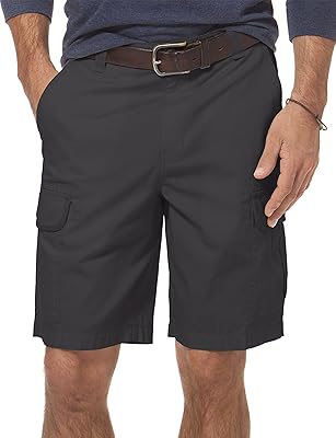 Chaps by Ralph Lauren Mens Ripsop Monterey Flat-Front Cargo Shorts 30, Mechanic