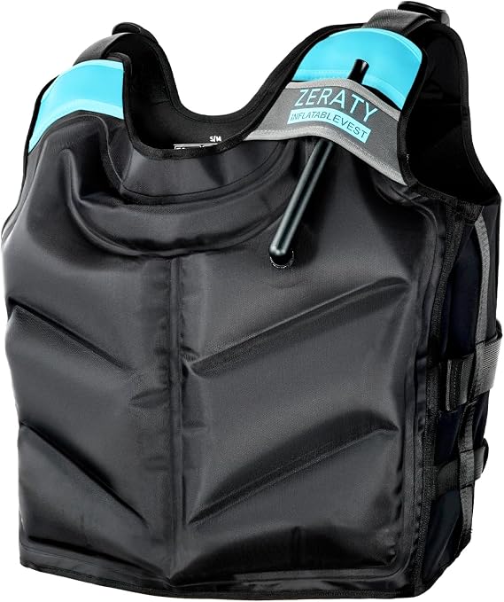 Zeraty Inflatable Snorkel Vest Portable for Adults 90-220 lbs