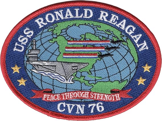 CVN-76 USS Ronald Reagan Collectible Novelty Patch