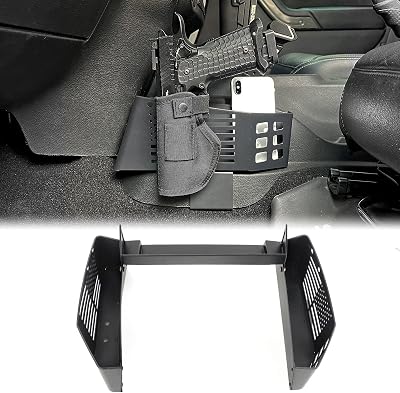 MAIKER Upgrade JK Metal Gear Shift Storage Box Center Console Hanging Box Auto Transmission Gear Tray Compatible with 2011-2018 Jeep Wrangler JK JKU, US Flag