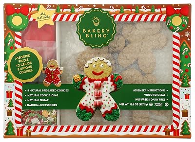 Bakery Bling, Cookie Gingerbread People Deco Kit 8 Count, 20.6 Ounce