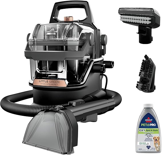 BISSELL Little Green HydroSteam Portable Carpet Cleaner, 3618