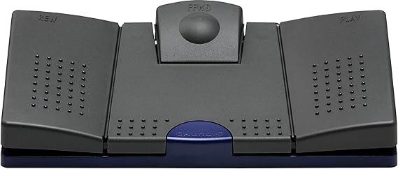 Grundig 540 USB Wired Buttons Black Blue Remote Control