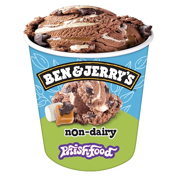 Ben & Jerry's, Non Dairy Phishfood Ice Cream, 16 Fl Oz