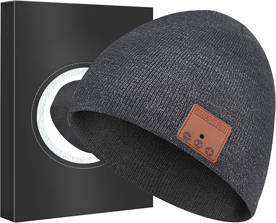Bluetooth Beanie, 23H Playtime, Stocking Stuffers for Teens & Young Adults