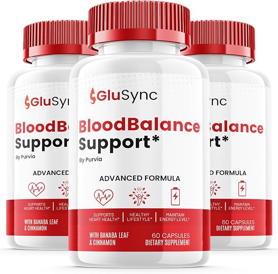 (3 Pack) GluSync Capsules - GluSync Capsules Advanced Formula Supplement, Glu Sync Pills for Maximum Strength Support, Glusync for Overall Wellness, GluSync Official Formula Made in USA (180 Capsules)