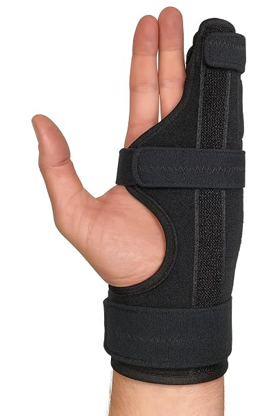 Metacarpal Finger Splint Hand Brace | Little Pinky Finger Splint For Boxer Fractures l Broken Ring or Hands Cast |Trigger Immobilizer Straightener l Ulnar Gutter Support | Boxer Brace | LEFT EXTRA SMALL