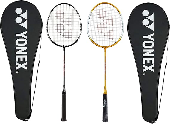 Yonex GR 303 Combo Badminton Racquet with Full Cover, Set of 2