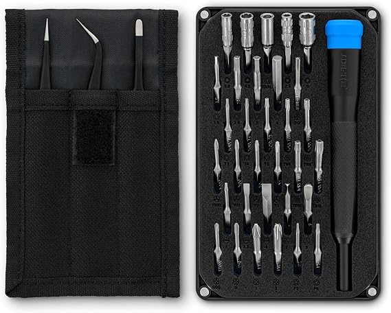iFixit Moray Driver Kit + Precision Tweezers Set Bundle