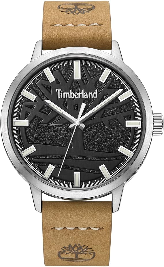 Timberland Goffstown Analogue Tan Leather Strap 3ATM Watch