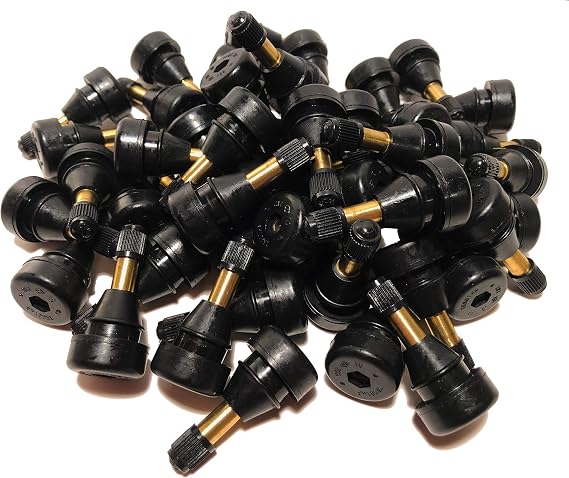 KEX Pack of 50 TR801HP Tubeless Tire High Pressure Valve Stems for .625" Large Hole