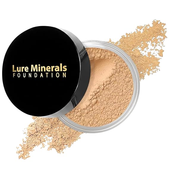 ASC Mineral Foundation Loose Powder 8g Sifter Jar- Choose Color,free of Harmful Ingredients (Compare to Bare Minerals (Light Matte 8 Grams)