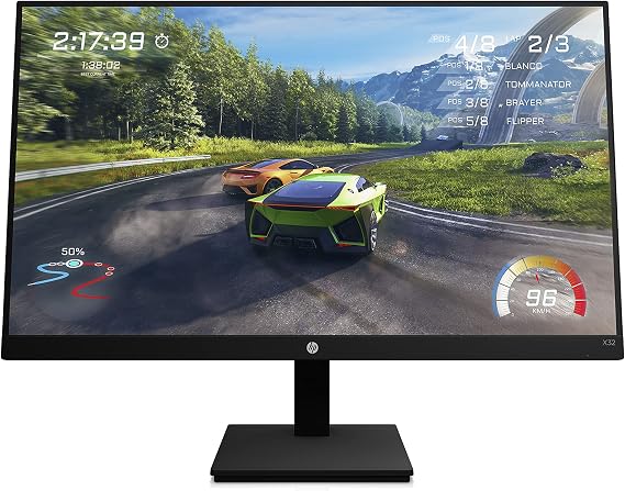 HP 32-inch 165Hz QHD HDR Gaming Monitor, Eyesafe (X32, Black)