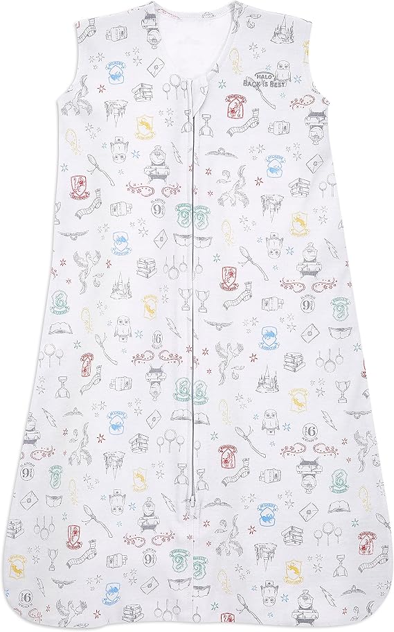 HALO Sleepsack, 100% Cotton Wearable Blanket, Swaddle Transition Sleeping Bag, TOG 0.5