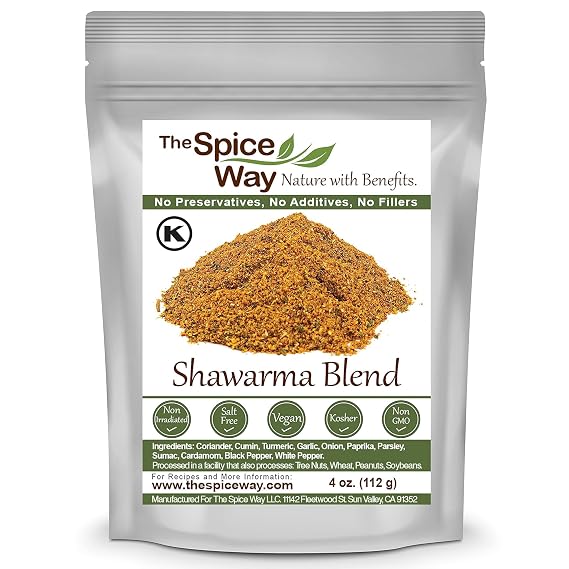 The Spice Way Shawarma Seasoning Blend 4 oz Meat and Poultry Spice Rub