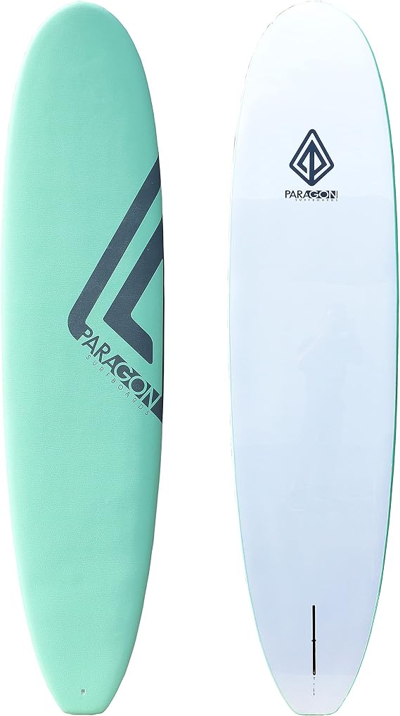 Performance Soft-Top Surfboard | Handshaped, Fun & Easy to Ride | 5'6" | 7'6" | 8'0" | 9'0"