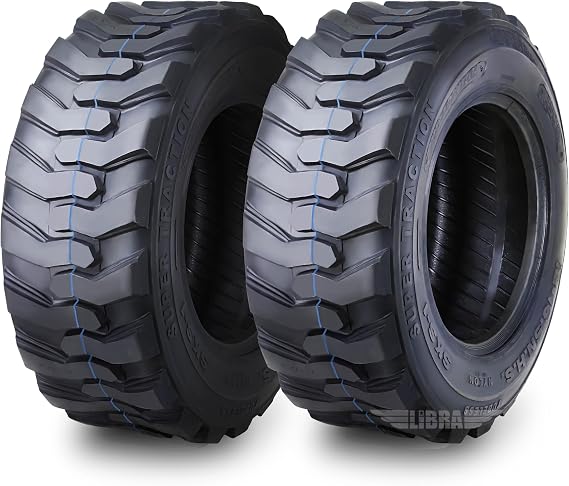 SUPERGUIDER 2 HD 10-16.5/12 Ply SKS1 Industrial Skid Steer Tire w/Rim Guard