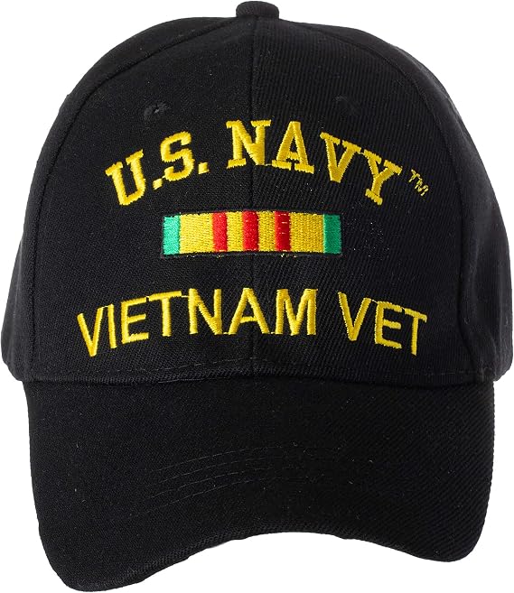 Artisan Owl Officially Licensed Vietnam Veteran Embroidered Adjustable Baseball Cap - US Navy, US Air Force, Army