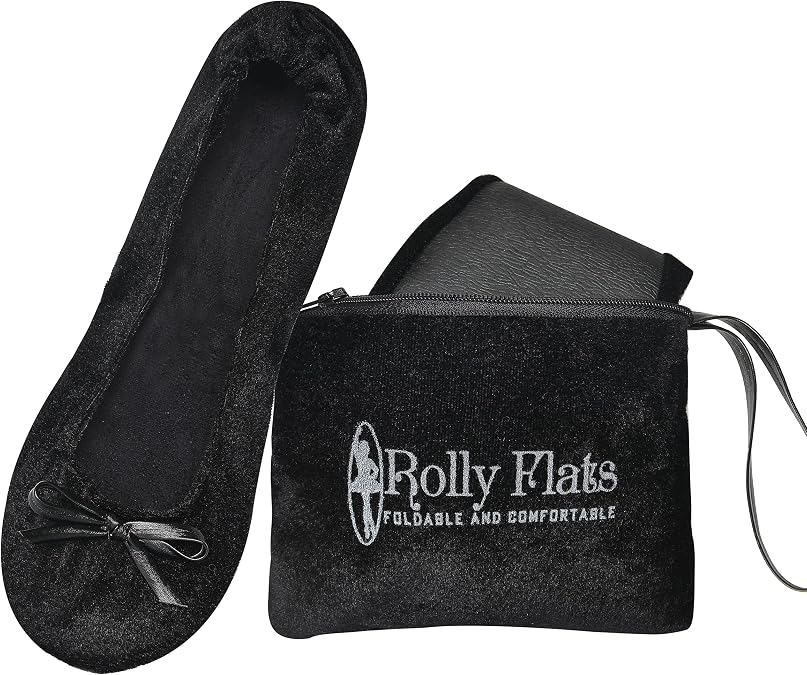 Women's Foldable Ballet Flats, Travel & Wedding Shoes, Fit in Your Purse